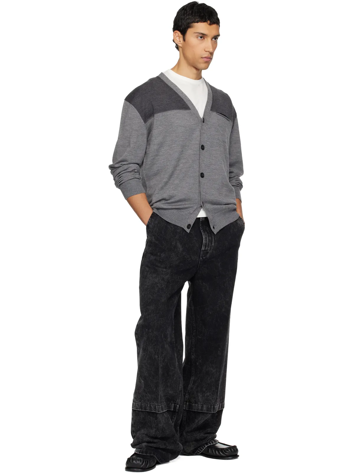 Lanvin ルーズフィット ウォッシュドジーンズ - 画像4