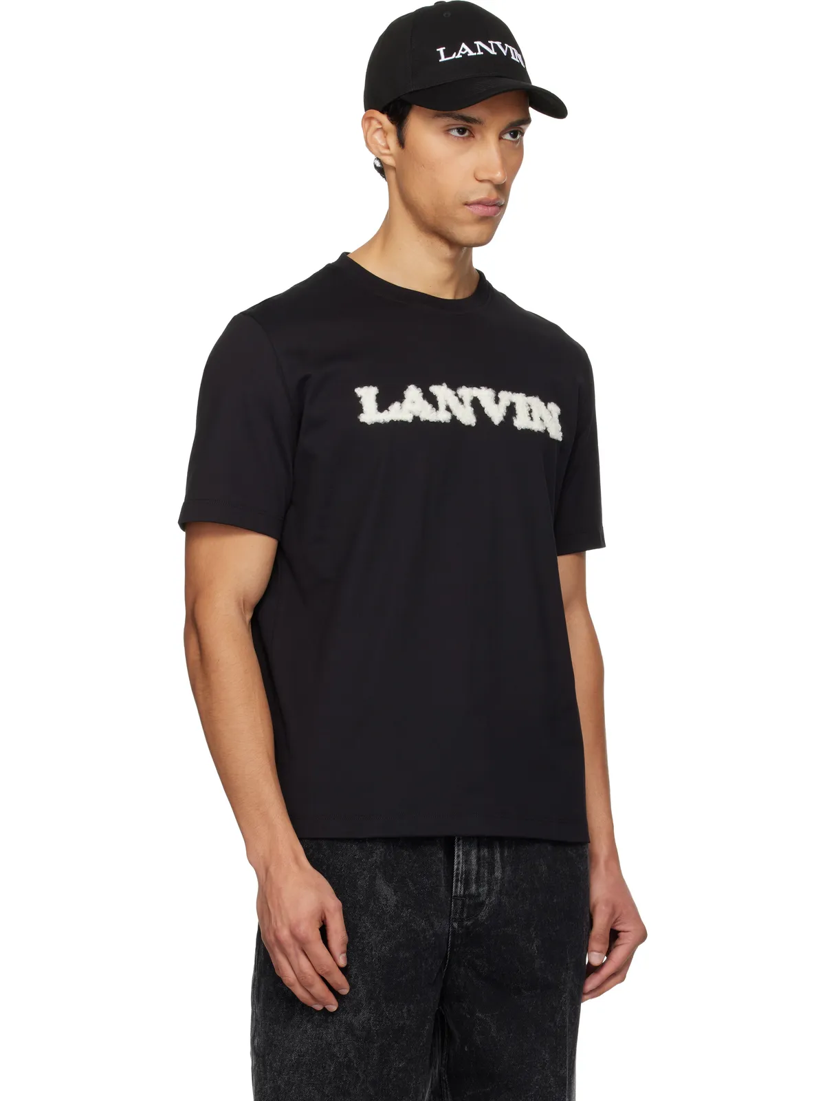 Lanvin 'Lanvin' シアリング コットン Tシャツ - 画像2