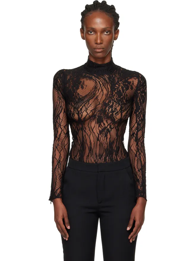 BALMAIN BALMAIN 長袖 レースボディスーツの商品画像