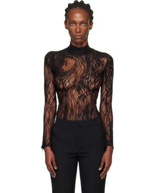 BALMAIN 長袖 レースボディスーツ - サムネイル1