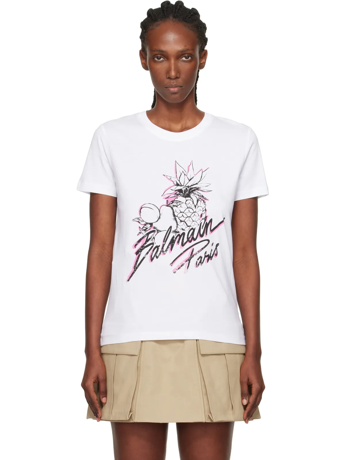 BALMAIN Fruits プリントTシャツ - 画像1