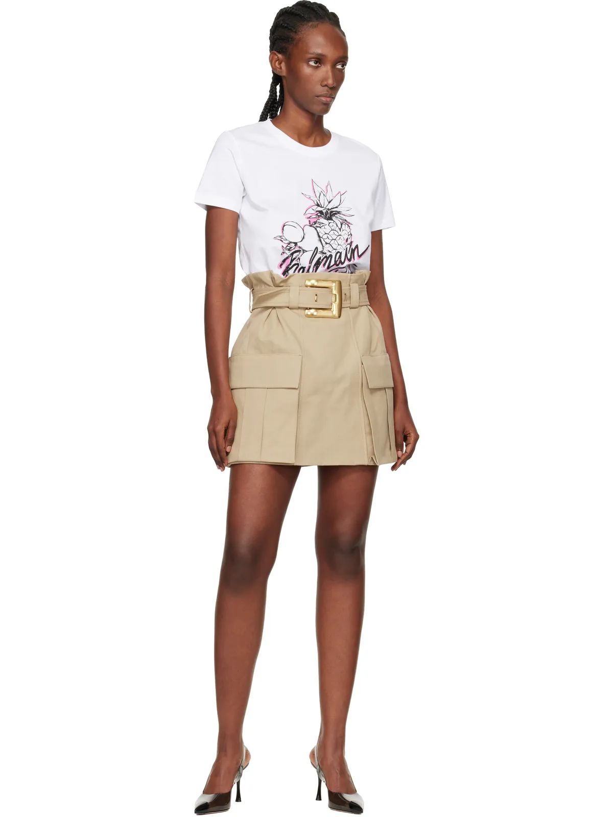 BALMAIN Fruits プリントTシャツ - 画像4