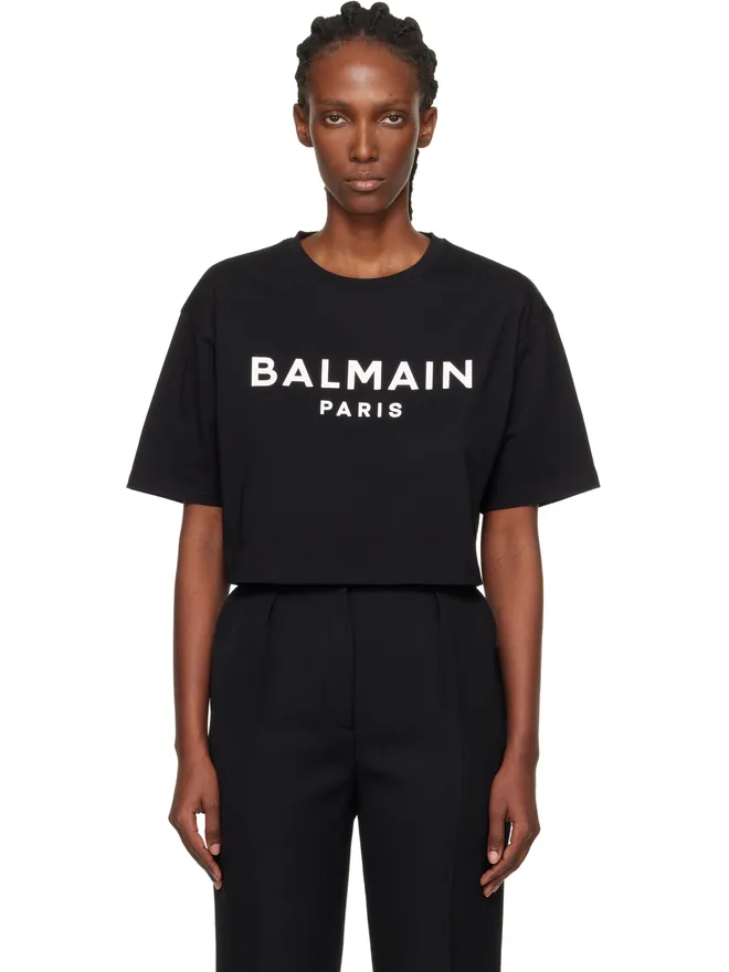 BALMAIN BALMAIN 'Balmain Paris' プリントTシャツの商品画像