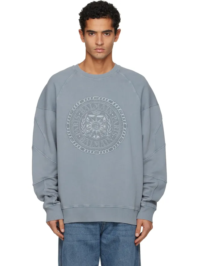 BALMAIN BALMAIN Embroidered 'Balmain' Médaille スウェットシャツの商品画像