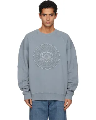 BALMAIN Embroidered 'Balmain' Médaille スウェットシャツ - サムネイル1