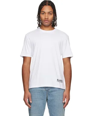 BALMAIN Small 'Balmain' Stamp プリントTシャツ - サムネイル1