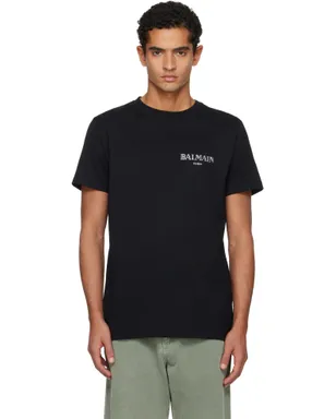 BALMAIN Vintage Gel 'Balmain' Logo Tシャツ - サムネイル1