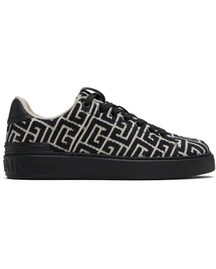 BALMAIN B-Court Monogram スニーカー - サムネイル1
