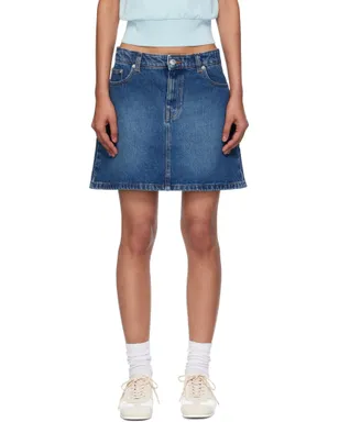 A.P.C. Moss デニム ミニスカート - サムネイル1