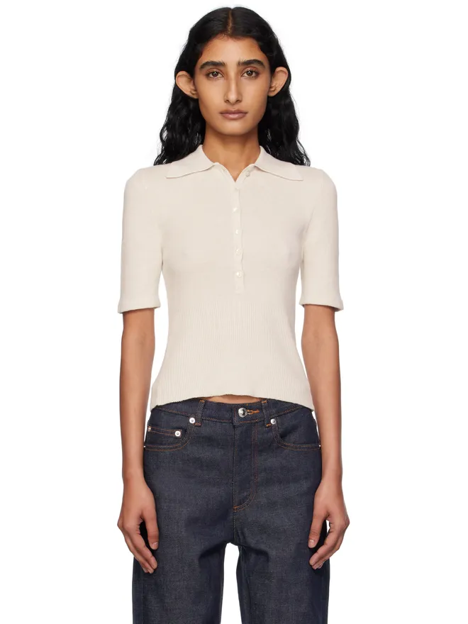 A.P.C. A.P.C. Joelle ニットポロシャツの商品画像