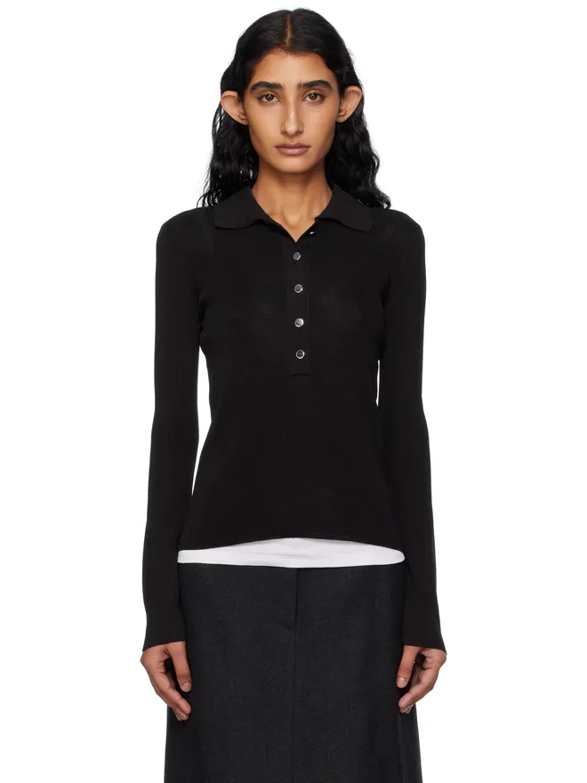 A.P.C. A.P.C. Mila ニットポロシャツの商品画像
