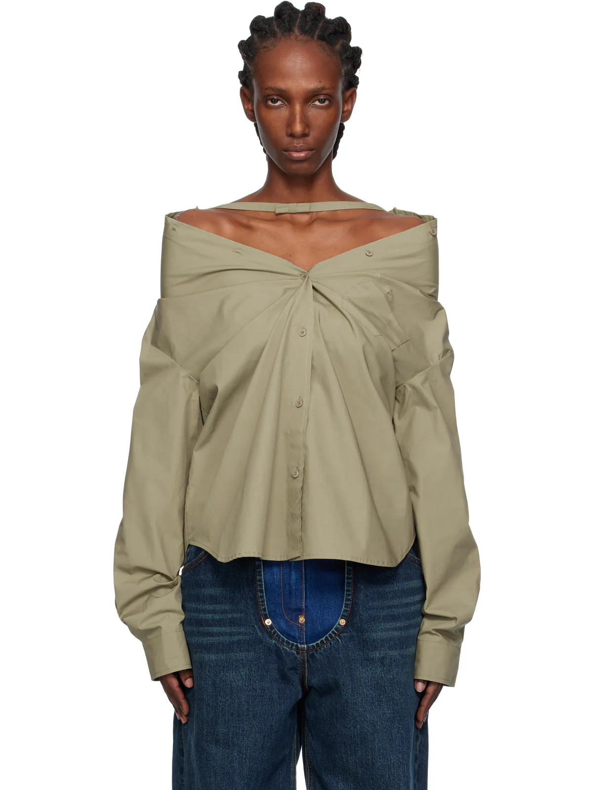 Pushbutton ドロップショルダー シャツ - 画像1