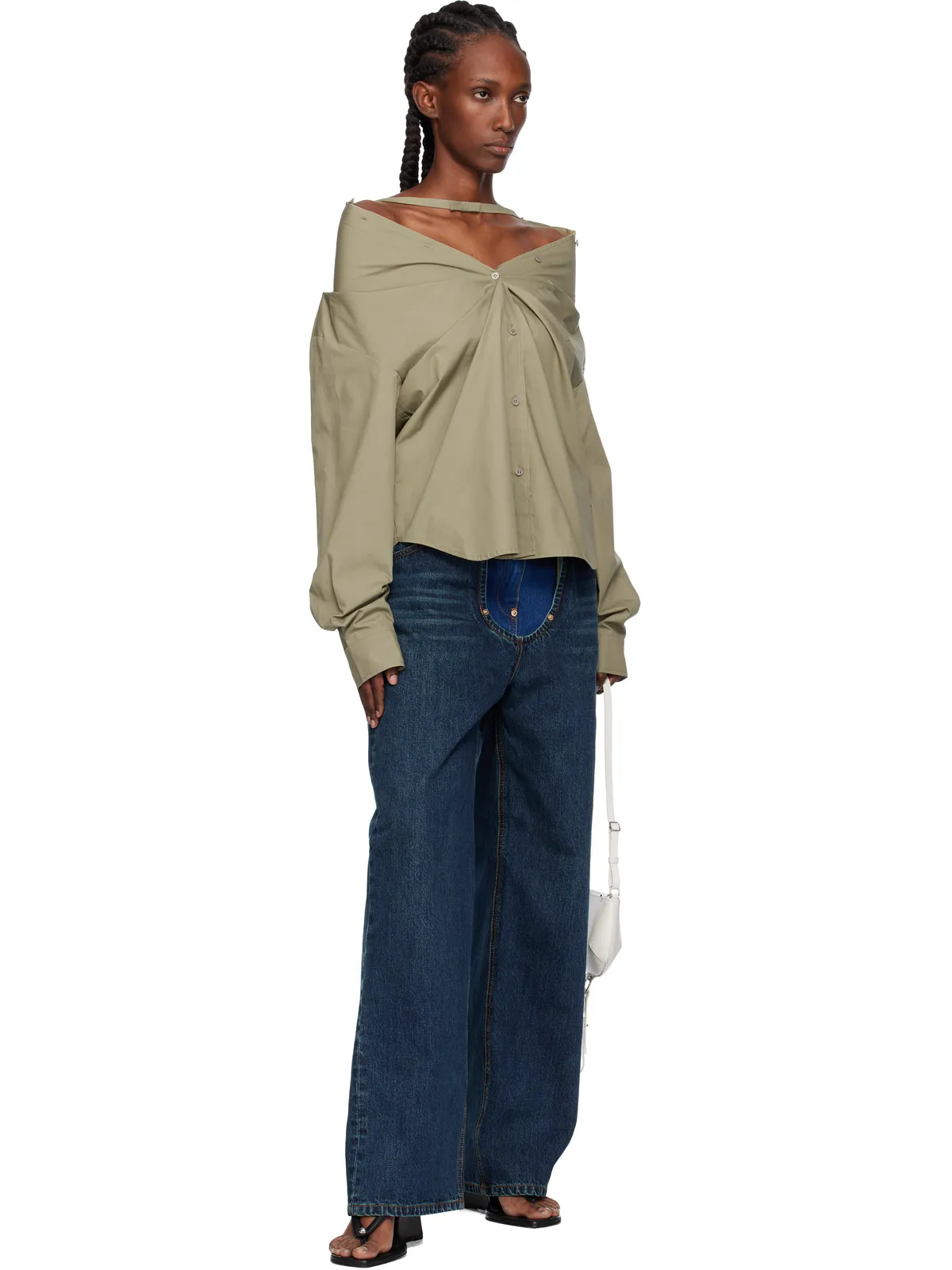 Pushbutton ドロップショルダー シャツ - 画像4