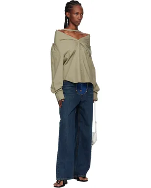 Pushbutton ドロップショルダー シャツ - サムネイル4