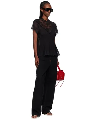 Pushbutton レーストリム ダーツ トップス - サムネイル4