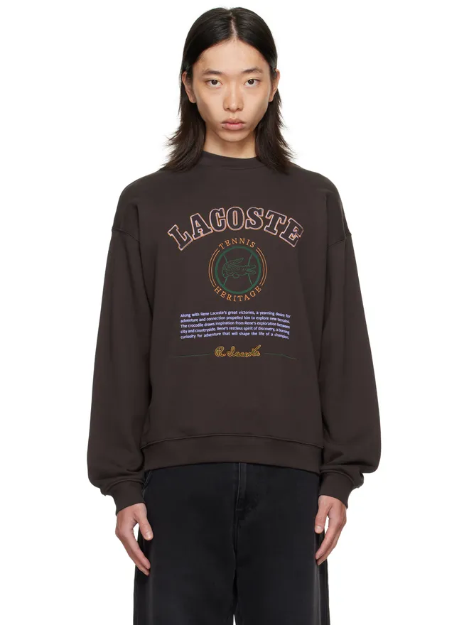 Lacoste Lacoste Heritage エンブロイダリー フリース スウェットシャツの商品画像