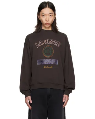 Lacoste Heritage エンブロイダリー フリース スウェットシャツ - サムネイル1