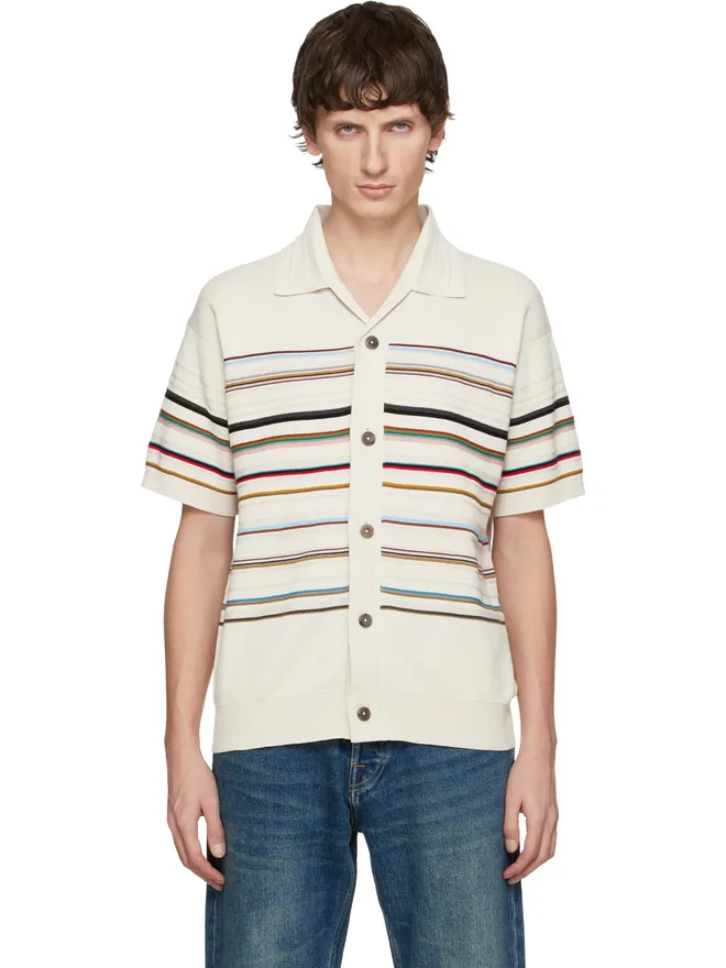 Paul Smith Paul Smith Signature Stripe' 半袖シャツの商品画像