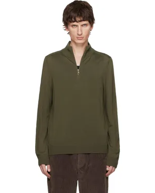 Paul Smith メリノウール ハーフジップ セーター - サムネイル1