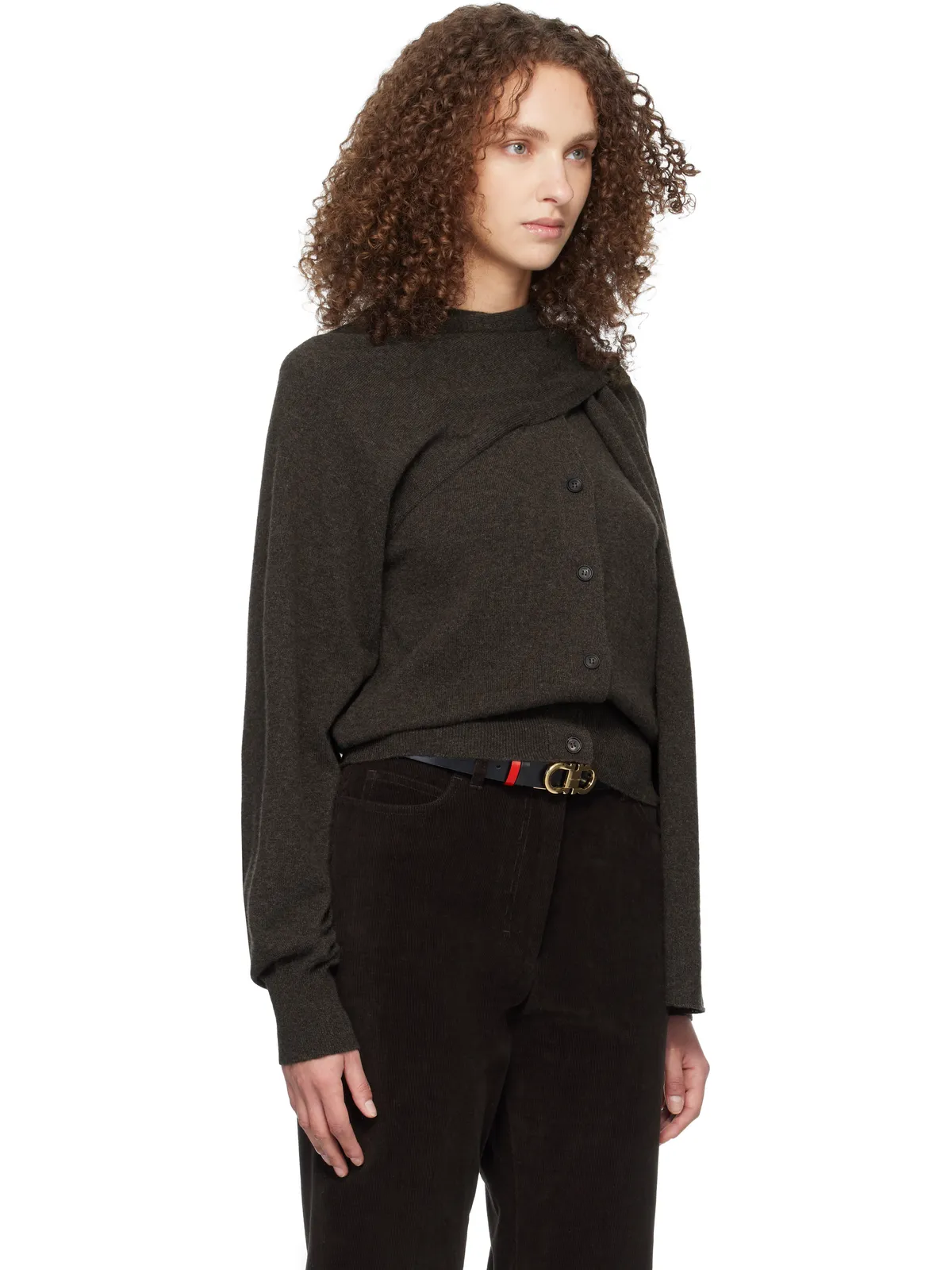 FERRAGAMO ラップカーディガン - 画像2