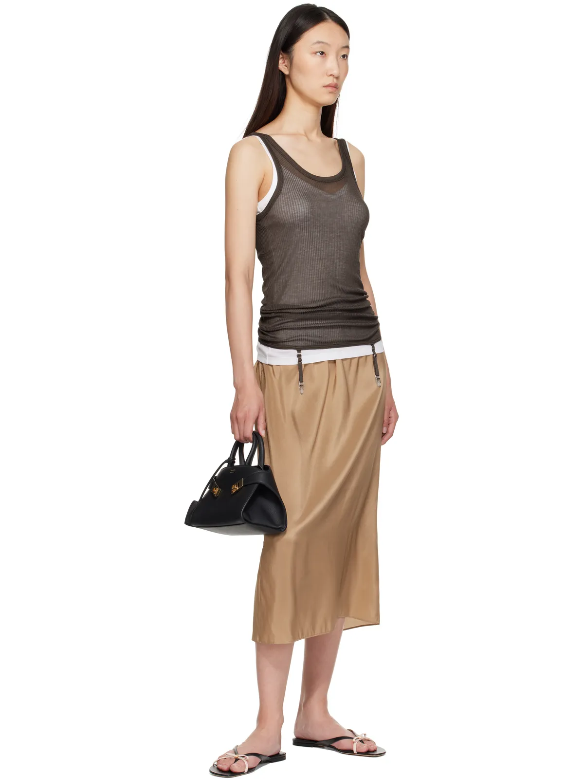FERRAGAMO Mini Bow ビーチサンダル - 画像5