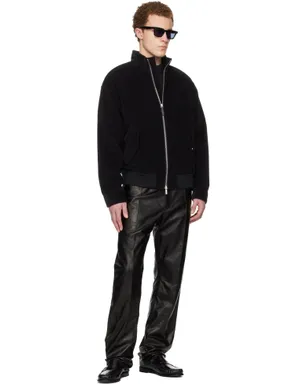 FERRAGAMO ファイブポケット ナッパレザー パンツ - サムネイル4