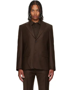 FERRAGAMO フランネル シングルジャケット - サムネイル1