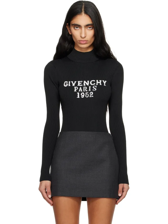 Givenchy Givenchy Fine Rib 'Givenchy' Signature ボディスーツの商品画像