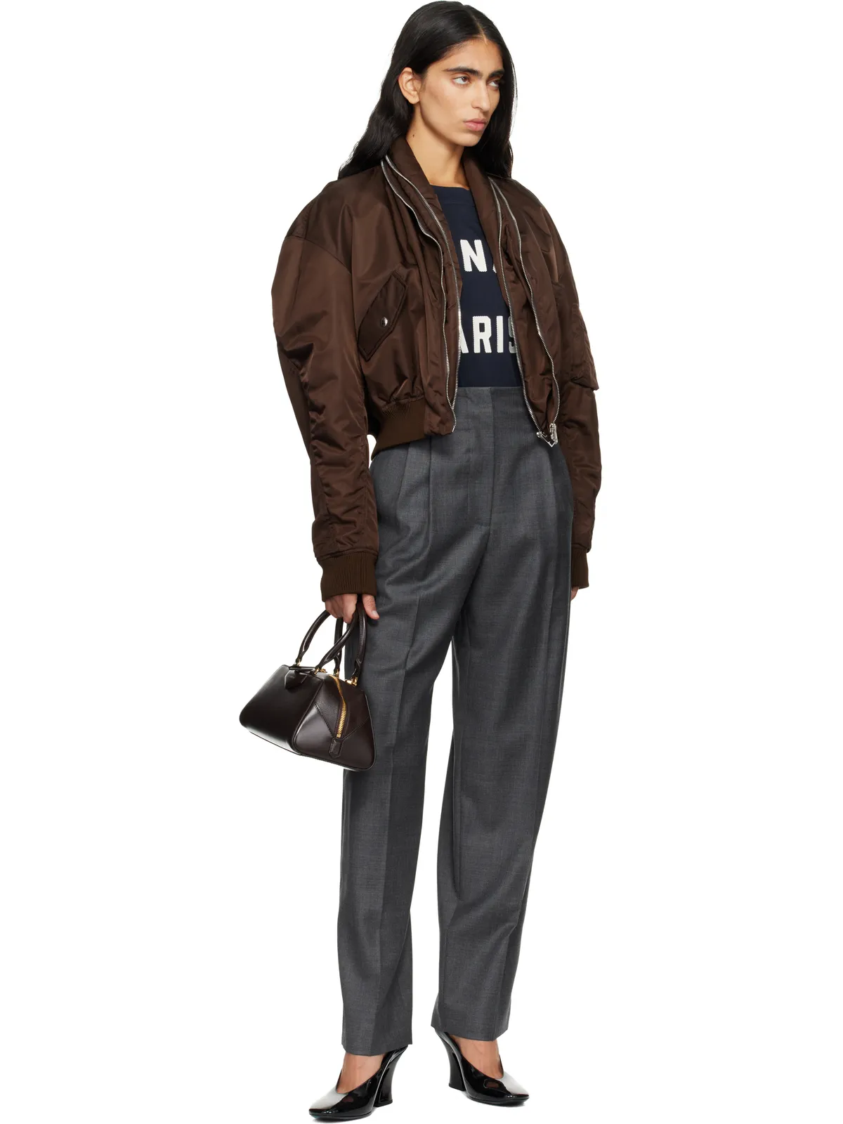 Givenchy ツータック トラウザーズ - 画像4
