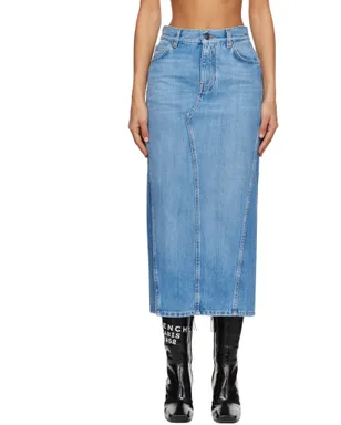 Givenchy スリット デニム マキシスカート - サムネイル1