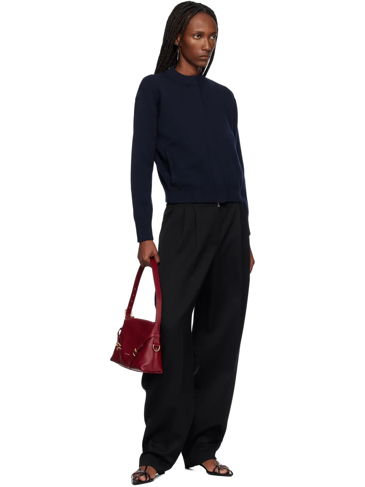 Givenchy ミニ Voyou Shiny レザー バッグ - 画像4