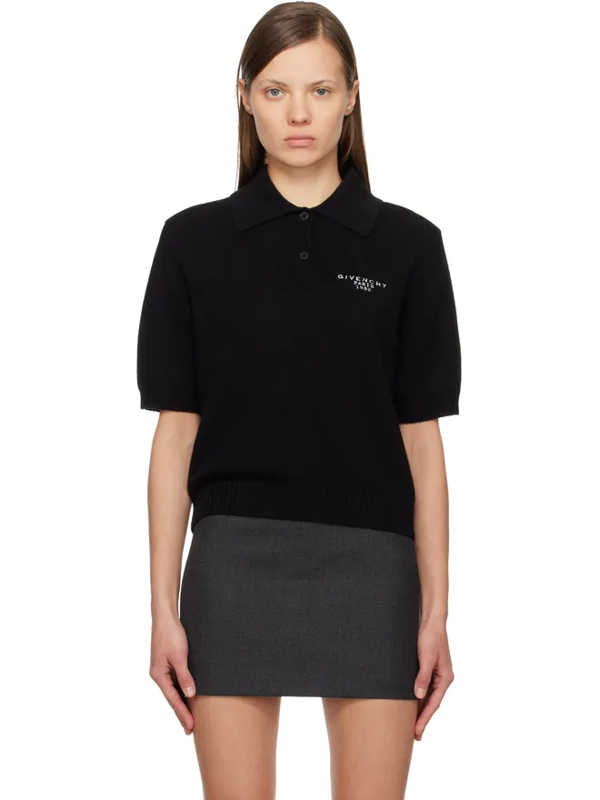 Givenchy Givenchy ウール＆カシミヤ ニットポロシャツの商品画像
