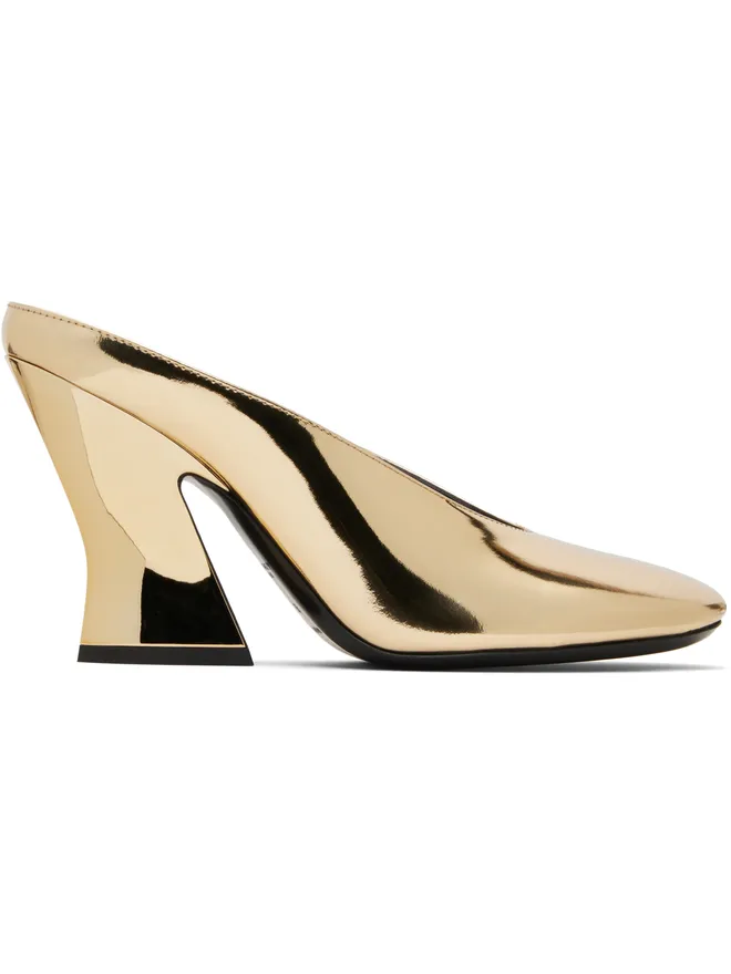 Givenchy Givenchy ゴールド Sculpted ミュールの商品画像