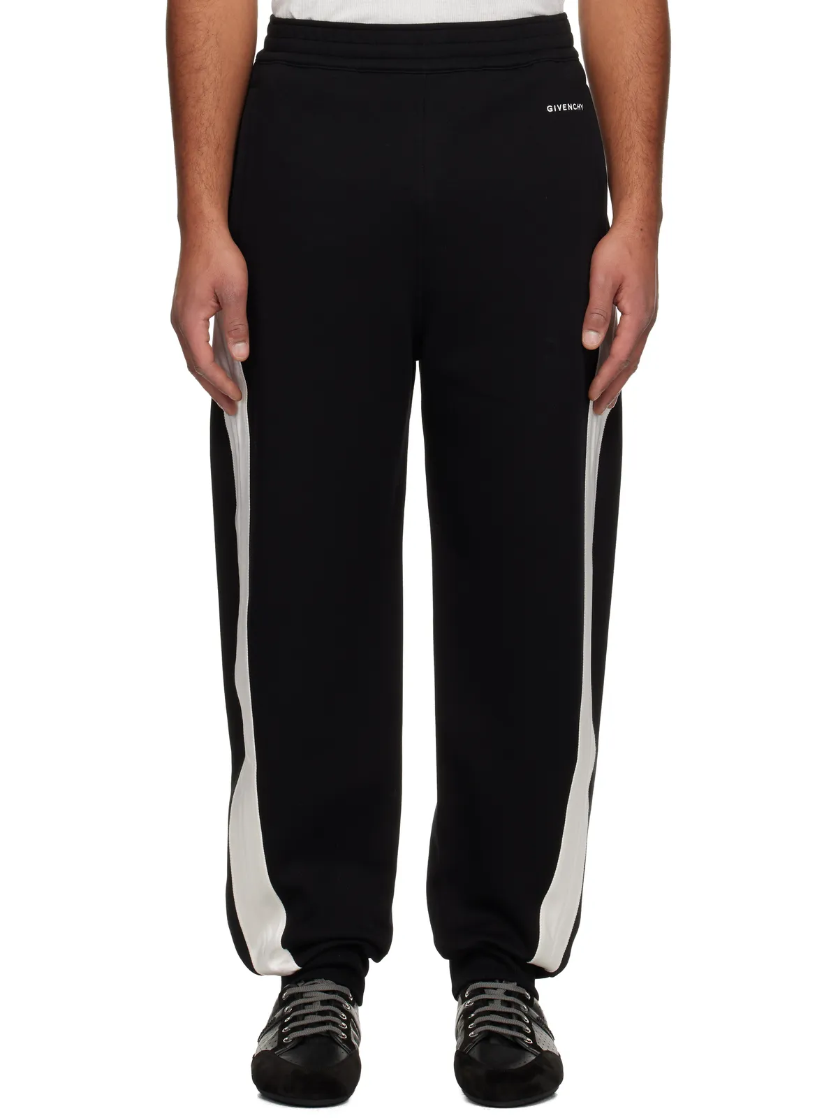 Givenchy オープンシーム コントラスト スウェットパンツ - 画像1