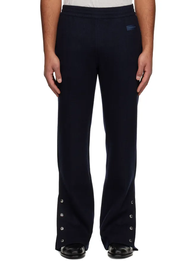 Givenchy Givenchy 'GIVENCHY' Patch ウール カシミヤ トラウザーズの商品画像