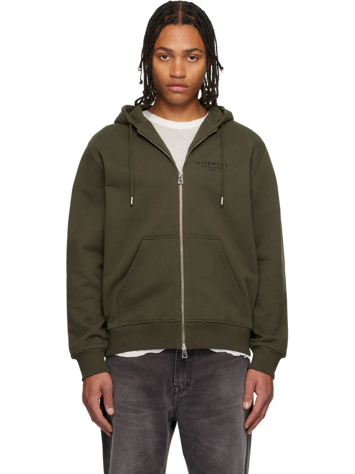 Givenchy フリース ジップフーディ - 画像1