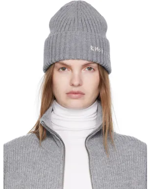 Ruslan Baginskiy Monogram-Embroidered ウール ビーニー - サムネイル1