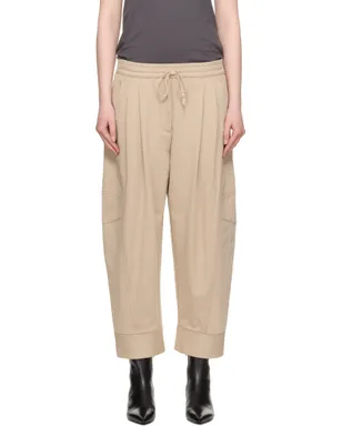 3.1 Phillip Lim カーブド ワイドレッグ クロップド スウェットパンツ - サムネイル1