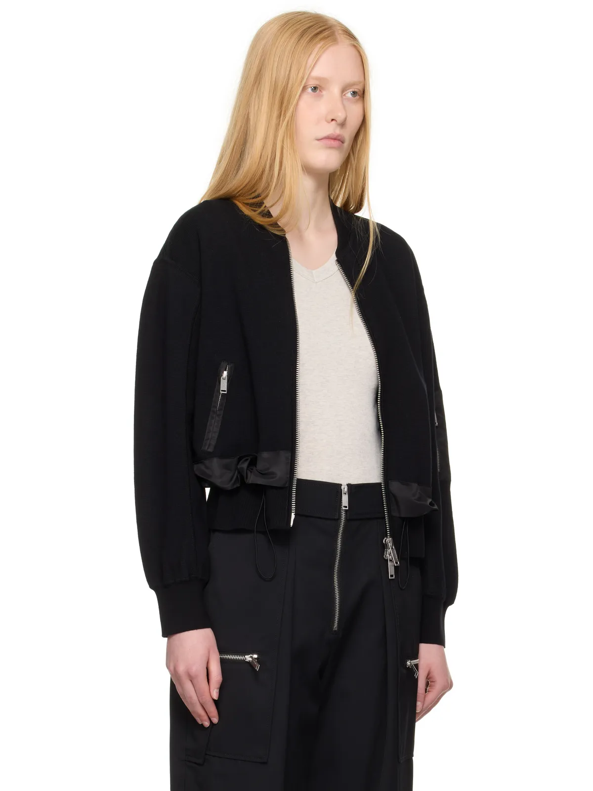 3.1 Phillip Lim ダブルレイヤー ボンバージャケット - 画像2