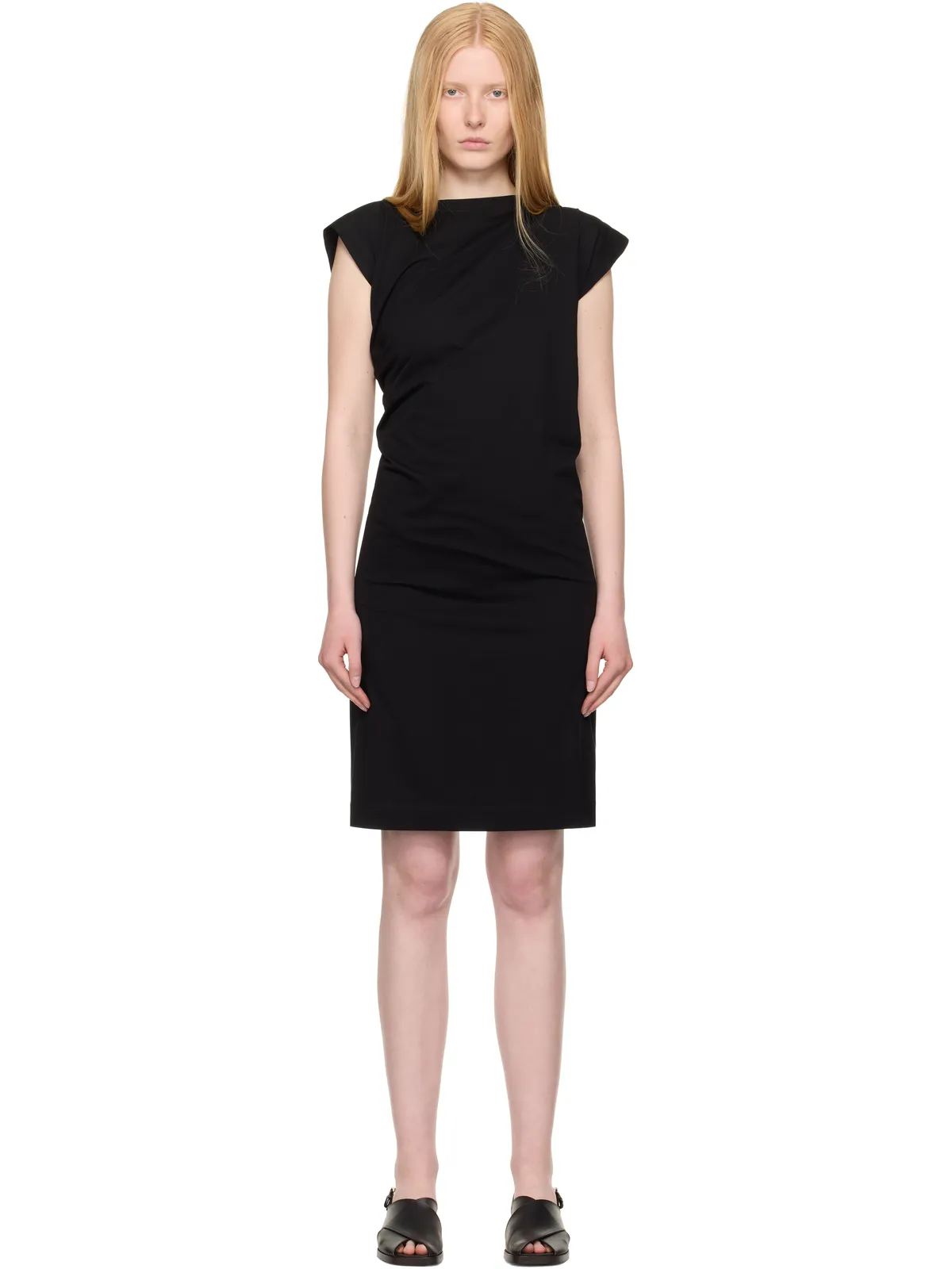 3.1 Phillip Lim ドレープ 半袖 Tシャツ ミニワンピース - 画像1