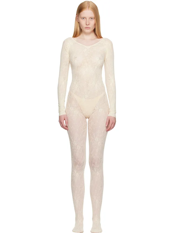 SWEDISH STOCKINGS SWEDISH STOCKINGS Rosa レース ボディスーツの商品画像