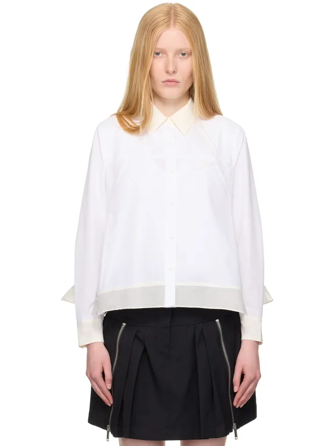 3.1 Phillip Lim 3.1 Phillip Lim フラウンスヘム 長袖シャツの商品画像