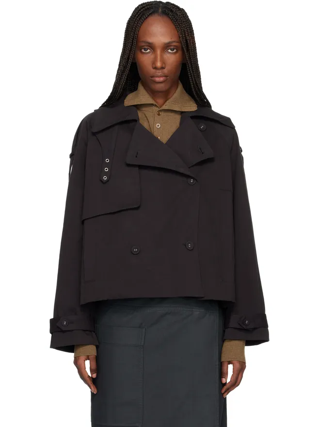 Proenza Schouler Proenza Schouler Proenza Schouler White Label Yasmin クロップド トレンチコートの商品画像