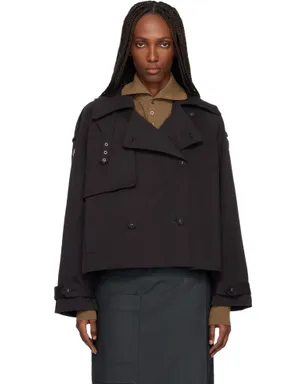 Proenza Schouler Proenza Schouler White Label Yasmin クロップド トレンチコート - サムネイル1
