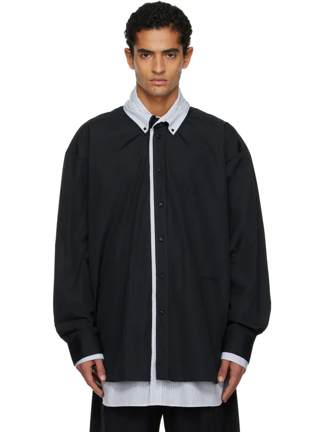 ALAINPAUL ALAINPAUL Double-Layered L/S オーバーシャツの商品画像