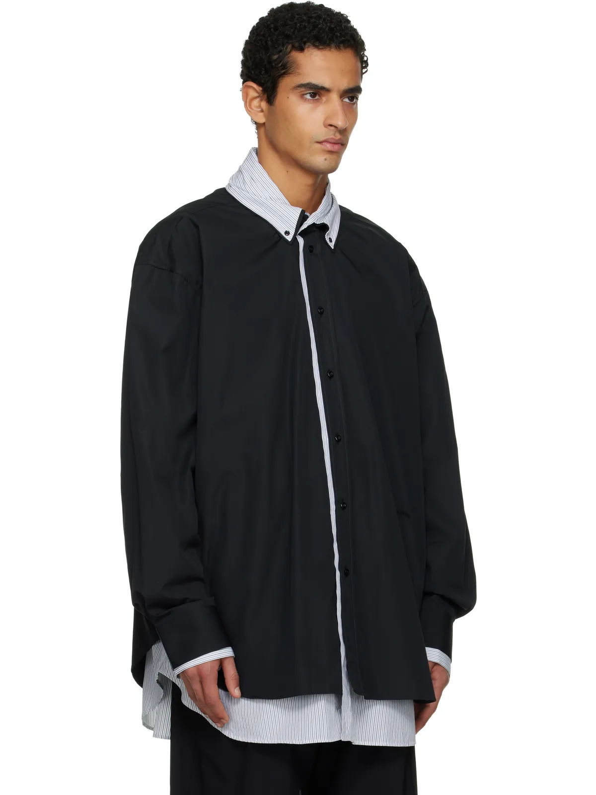 ALAINPAUL Double-Layered L/S オーバーシャツ - 画像2
