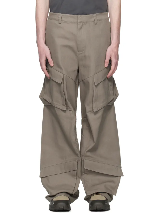 HELIOT EMIL HELIOT EMIL グレー Cellulae カーゴパンツの商品画像