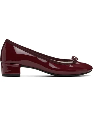 Repetto バーガンディ Camille ラバーソール ヒール - サムネイル1