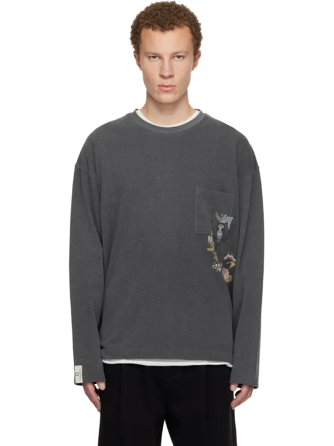 WOOYOUNGMI WOOYOUNGMI Minhwa Logo 長袖Tシャツの商品画像