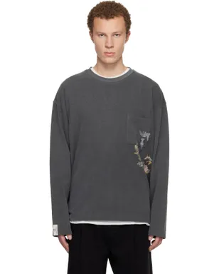 WOOYOUNGMI Minhwa Logo 長袖Tシャツ - サムネイル1